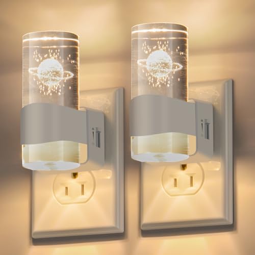 2 Pack Dimmable Plug-In LED Night Lights