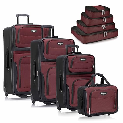8 Piece Travel Select Softside Expandable Luggage Set
