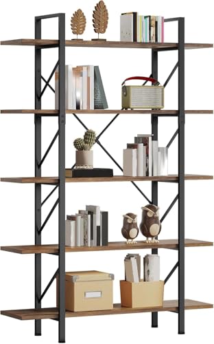 5 Tier Modern Freestanding Bookcase Shelving Unit