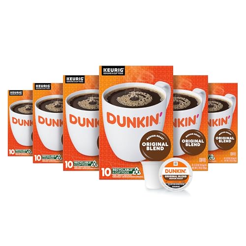 6 Pack Dunkin’ Original Blend Medium Roast K-Cups