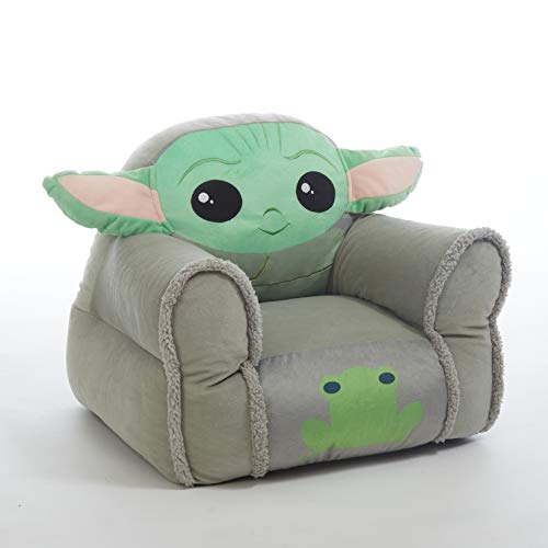 Star Wars Grogu Kids Bean Bag Chair with Sherpa