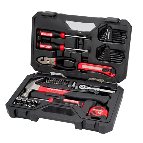 57 Piece CRAFTSMAN Mechanics Tool Set Home Kit