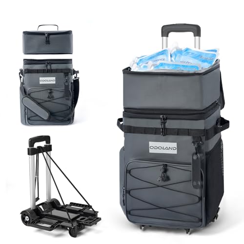 72 Can Rolling Leakproof Insulated Cooler Bag