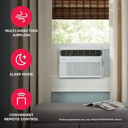 Frigidaire FHWC054TE1 Window Air Conditioner, 2024 5,000 BTU Electronic Controls, White