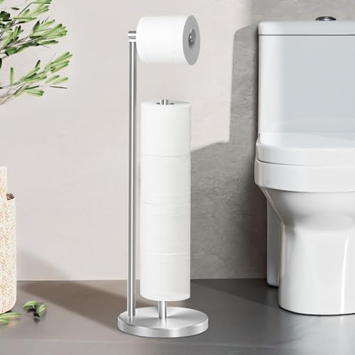 Rustproof Stainless Steel Toilet Paper Holder Stand