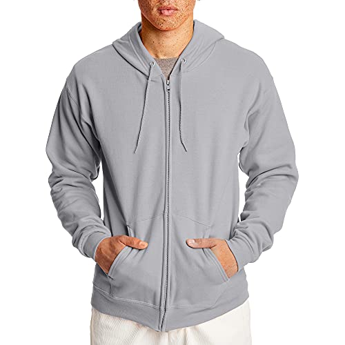 Hanes Men's Full-Zip EcoSmart Hoodie Sweatshirt