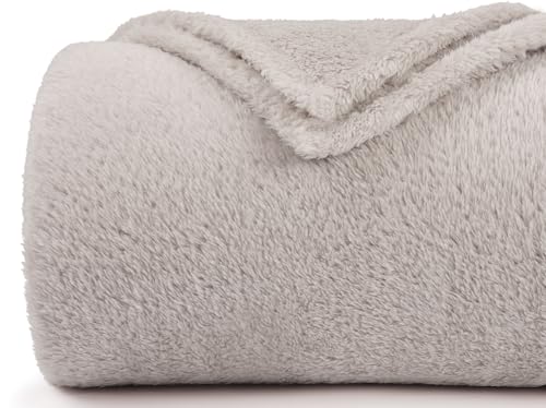 Plush Fleece Throw Blanket for Couch and Bed 50x60