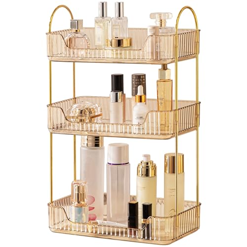 3-Tier Countertop Vanity Organizer Makeup Skincare Shelf