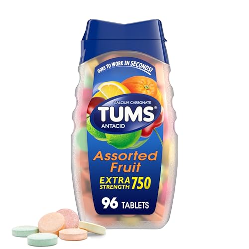 96 Count TUMS Antacid Chewable Tablets