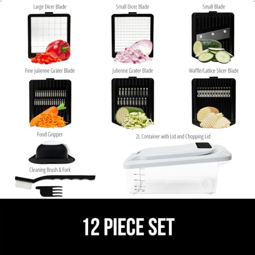 12-in-1 Vegetable Chopper by GORILLA GRIP