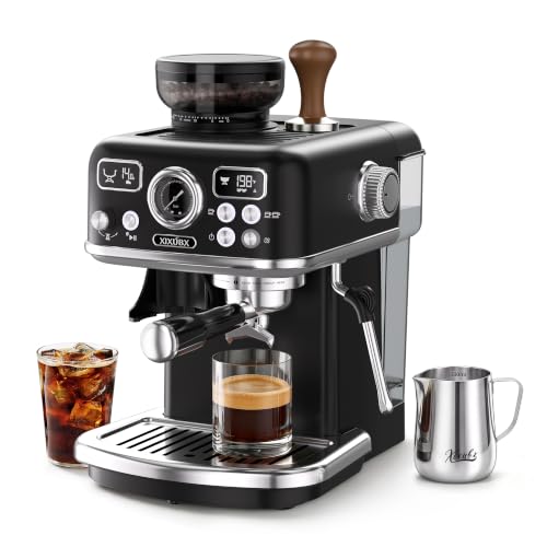 Espresso Machine with Grinder and PID Controls