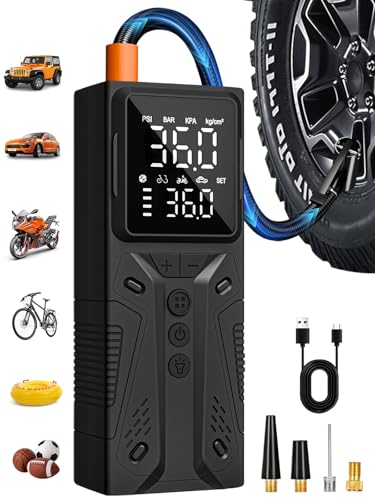 Cordless 150PSI Portable Tire Inflator Air Compressor