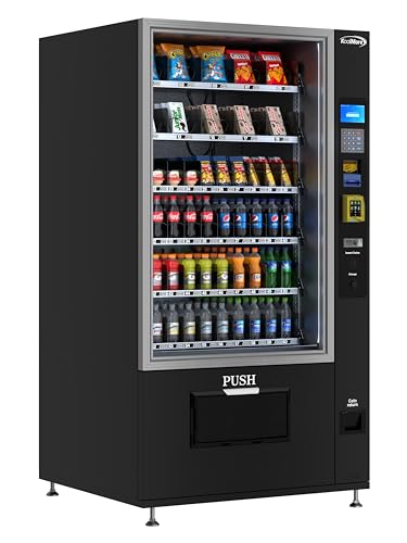 KoolMore Refrigerated Snack Vending Machine with Card Reader