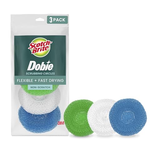 3 Pack Scotch-Brite Non-Scratch Dish Scrubbing Pads