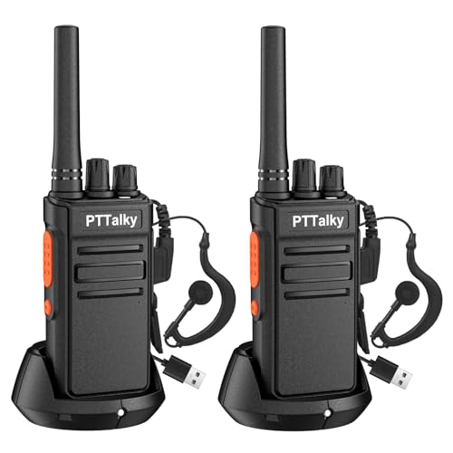 2 Pack Rechargeable Long Range Walkie Talkies