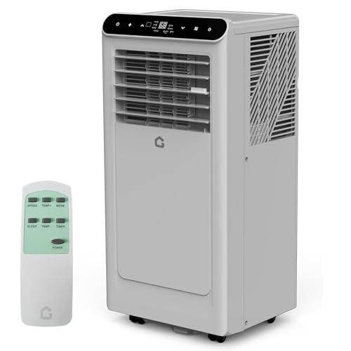 8000 BTU Portable Air Conditioner with Dehumidifier, Remote