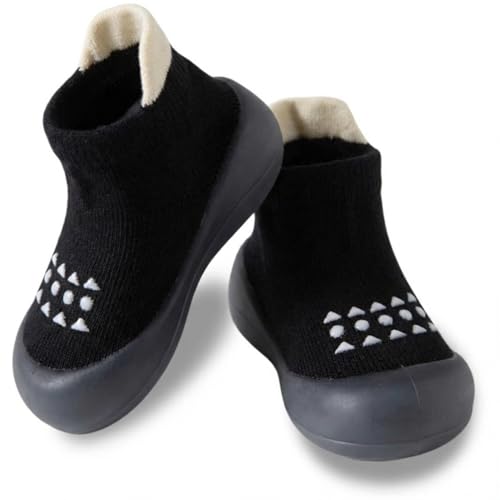 Baby Non-Slip Sock Shoes with Soft Rubber Sole