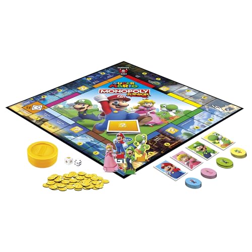 Monopoly Junior Super Mario Board Game for Kids