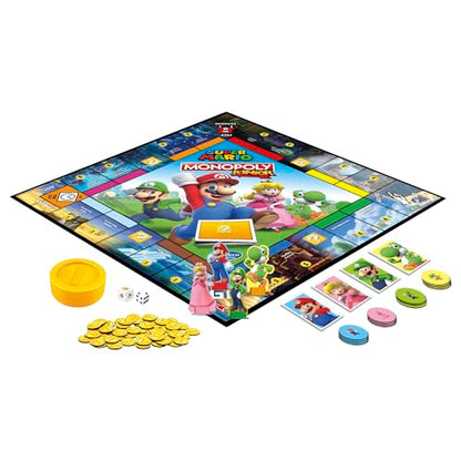 Monopoly Junior Super Mario Board Game for Kids