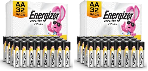 32 Count Energizer Alkaline AA Batteries Pack