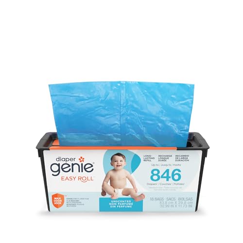 18 Pack Diaper Genie Refill Bags Odor Control