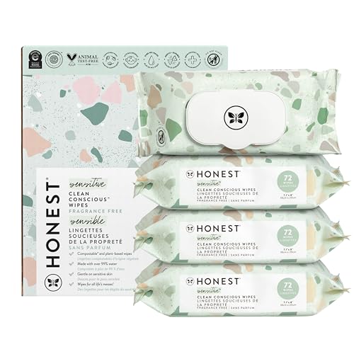 288 Count The Honest Company Unscented Baby Wipes