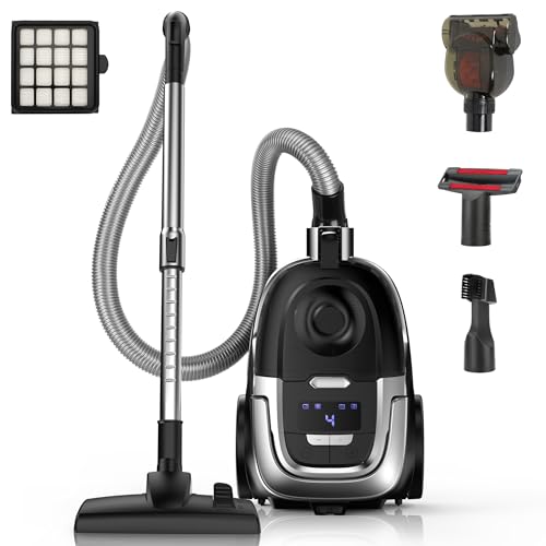 Zefiro 1600W Bagless Canister Vacuum Cleaner