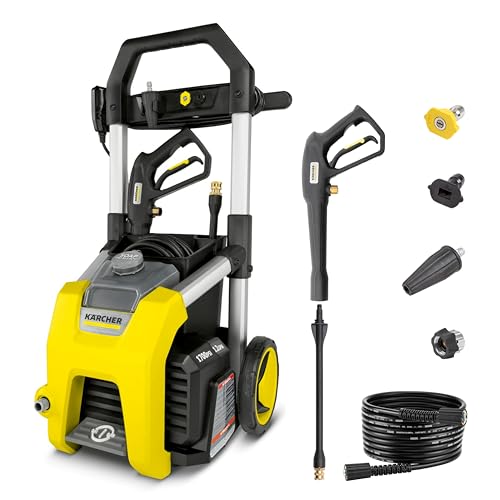 Kärcher K1700 Pressure Washer, 3 Nozzles, Detergent Tank