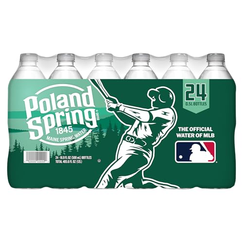 24 Pack Poland Spring Natural Spring Water Bottles 16.9oz