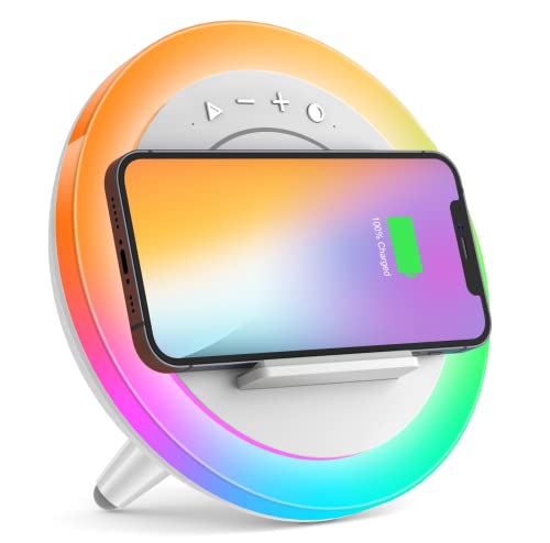 Bluetooth Speaker Night Light Wireless Charging Gift