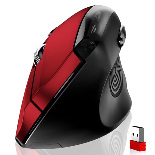 Ergonomic Wireless Vertical Mouse with Adjustable DPI