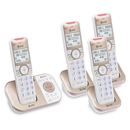 AT&T Bluetooth Cordless Phone with Answering Machine