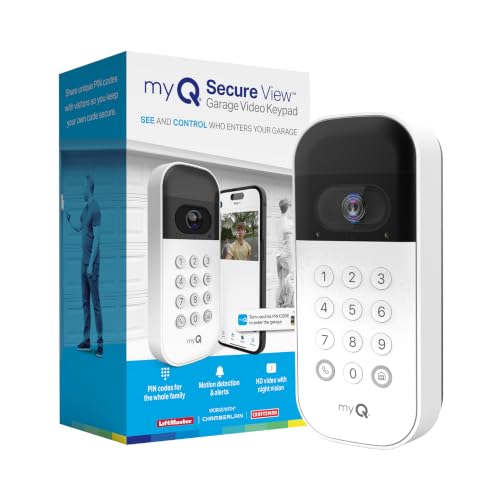 CHAMBERLAIN myQ Smart Garage Door Video Keypad