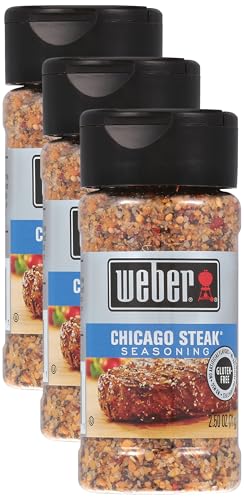 3 Pack Weber Chicago Steak Seasoning Shakers