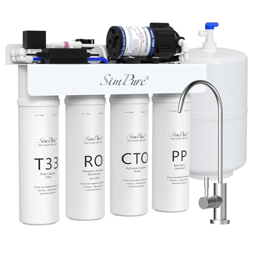100 GPD Reverse Osmosis Under Sink Water Filter System