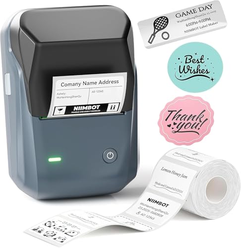 NIIMBOT B1 Bluetooth Thermal Label Maker Printer