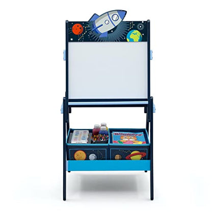 Delta Children Wooden Activity Easel with Storage