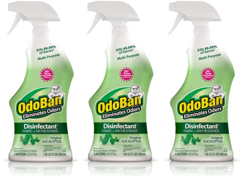 3 Pack OdoBan Disinfectant and Odor Eliminator Spray