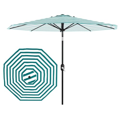 9FT Outdoor Patio Umbrella with Tilt and Crank
