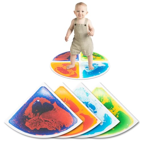 4 Pack Liquid Sensory Floor Tiles