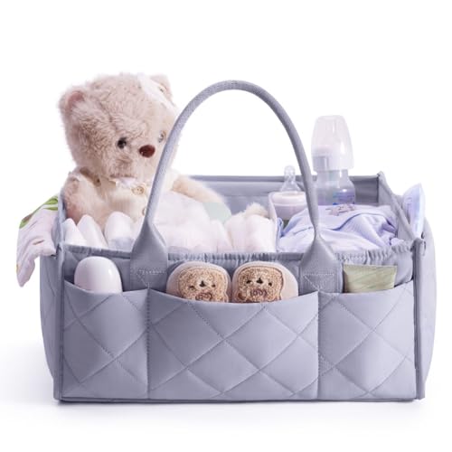 Baby Diaper Caddy Organizer with Handle