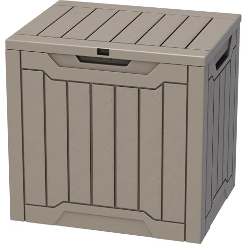 30 Gallon Outdoor Deck Storage Box Waterproof Lockable