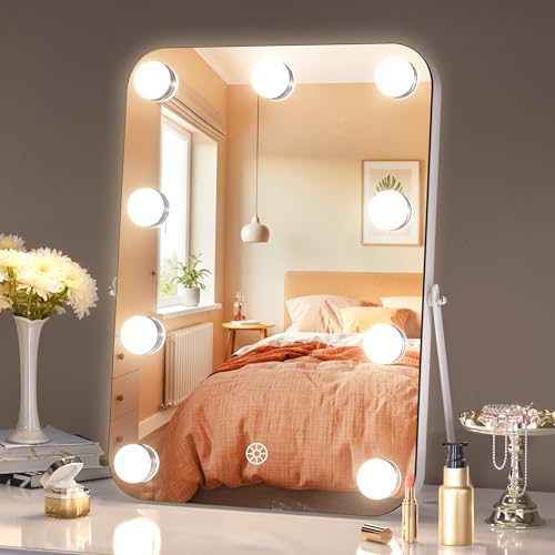 MINISO Dimmable Hollywood Lighted Makeup Mirror