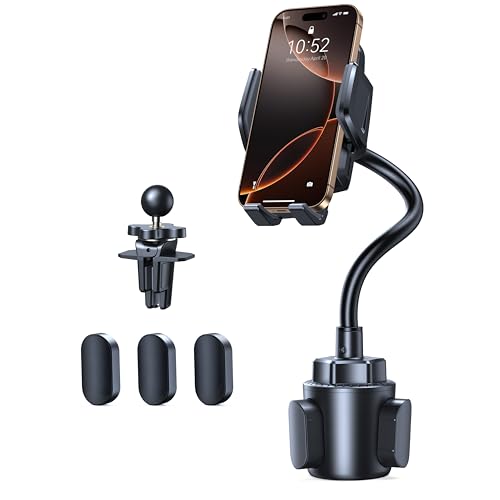 TECKNET Adjustable Gooseneck Cup Phone Holder Mount