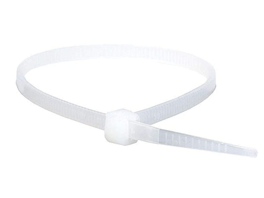 Monoprice 8-Inch Cable Ties, 100pcs Pack - White