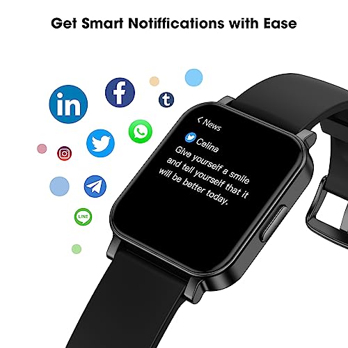 EURANS Smartwatch with Heart Rate & SpO2 Monitor