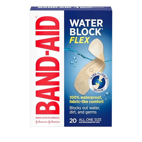 20 Count Band-Aid Waterproof Flexible Adhesive Bandages