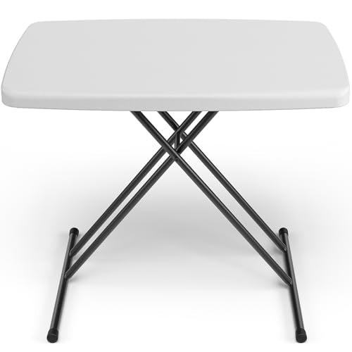Adjustable Height Small Folding Utility Table