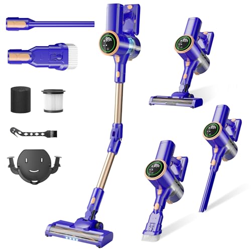 Cordless Stick Vacuum Cleaner, Bendable Wand, Touchscreen