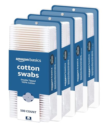 2000 Count Cotton Swabs, 4 Pack